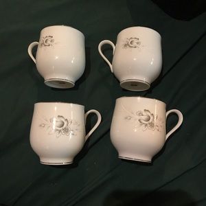 4 Sango Wyndham Maltese Rose Tea Cup